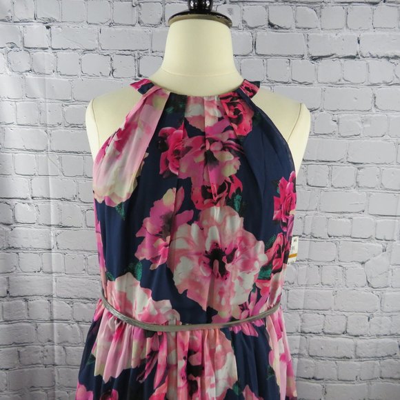 NWT - Women's Plus Floral Spring/Summer Maxi Dress - Picture 2 of 8